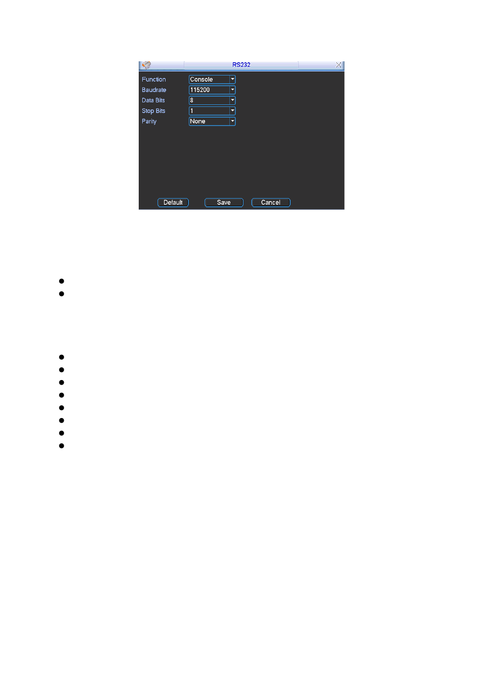 Network | DVR systems DVR31xxH Series User Manual | Page 57 / 146