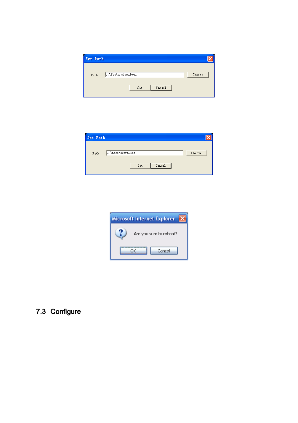 Configure, System information, 3 configure | DVR systems DVR31xxH Series User Manual | Page 90 / 146