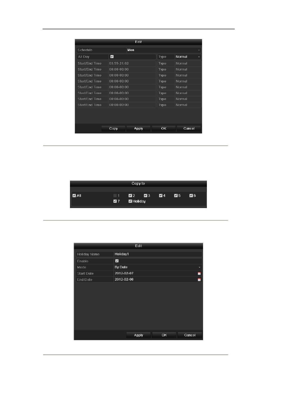 DVR systems DVR-HDE-960H-960H2 Series User Manual | Page 52 / 180