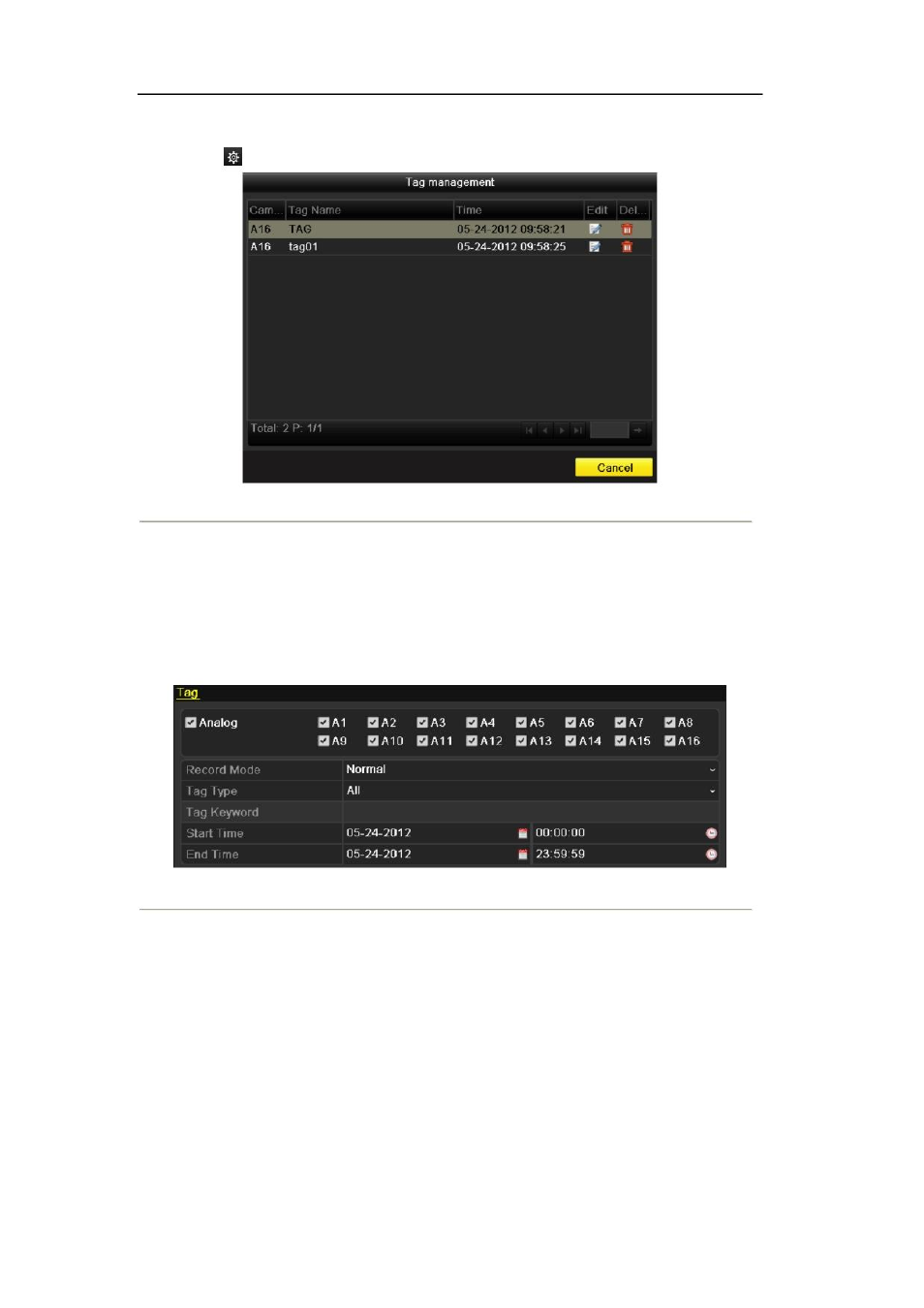 DVR systems DVR-HDE-960H-960H2 Series User Manual | Page 82 / 180