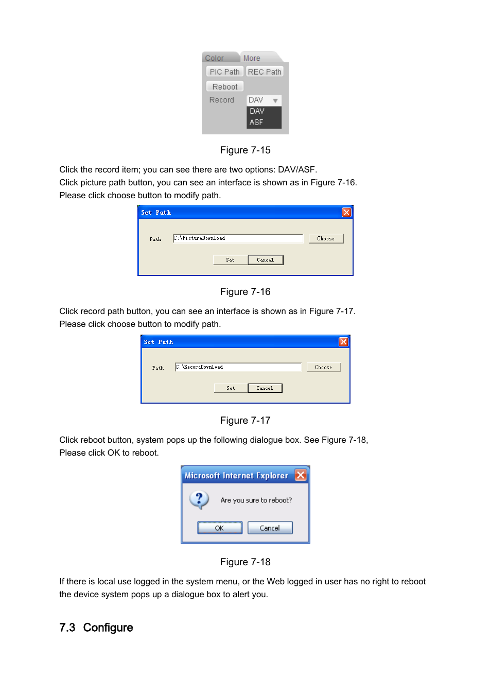 3 configure | DVR systems DVRxx04HF-A Series User Manual | Page 124 / 181