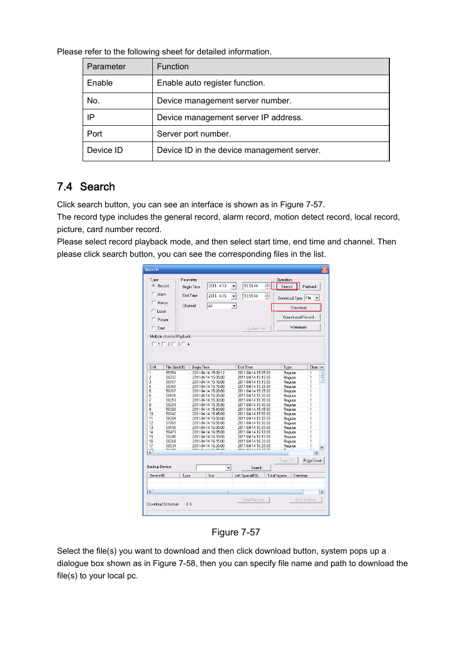 4 search | DVR systems DVRxx04HF-A Series User Manual | Page 155 / 181