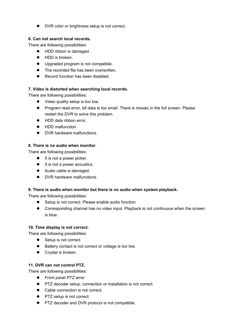 DVR systems DVRxx04HF-A Series User Manual | Page 163 / 181