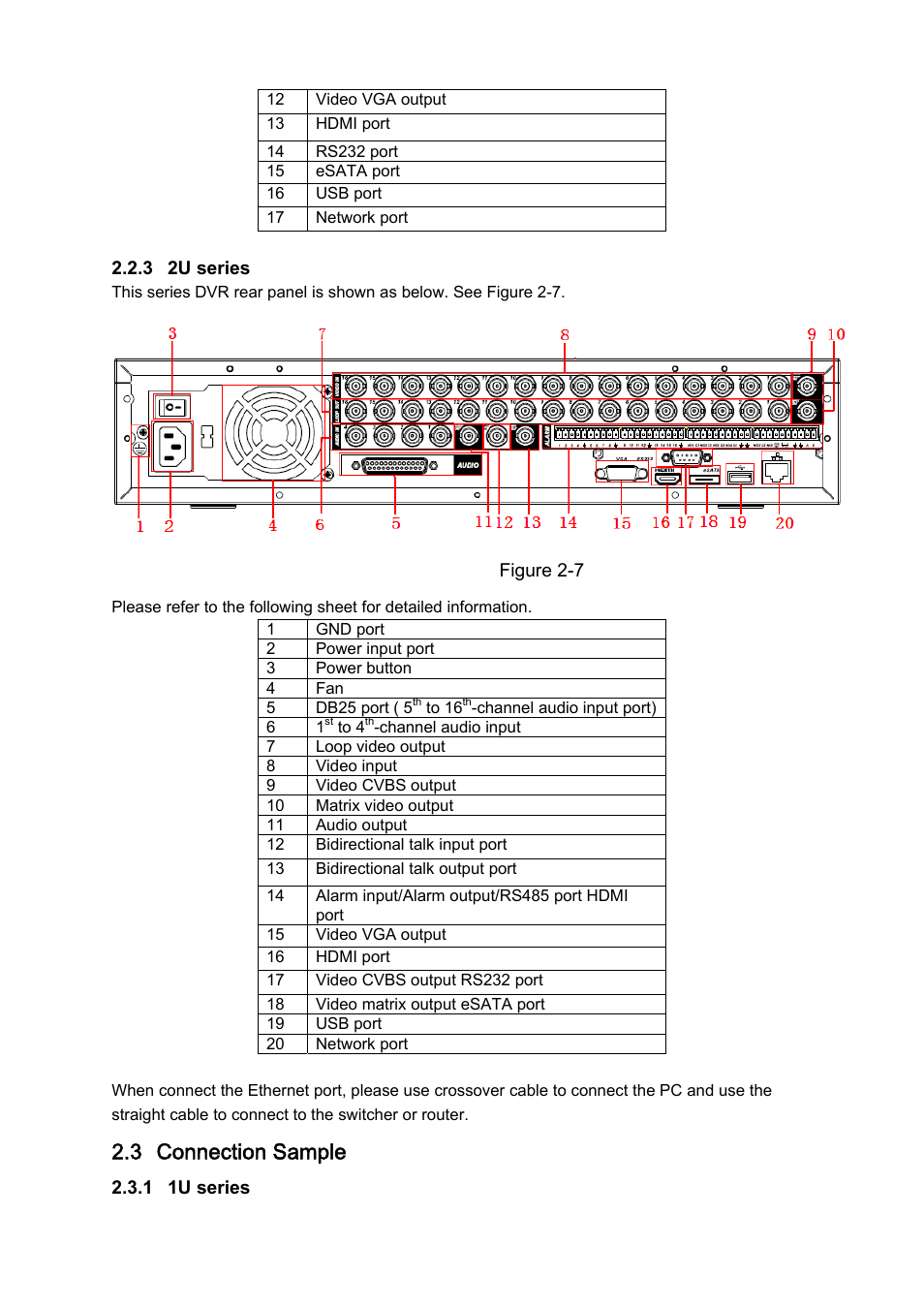 3 connection sample | DVR systems DVRxx04HF-A Series User Manual | Page 30 / 181