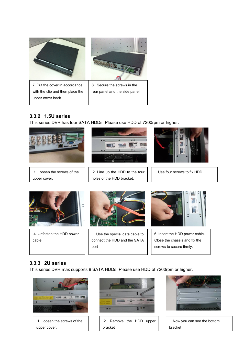 DVR systems DVRxx04HF-A Series User Manual | Page 39 / 181