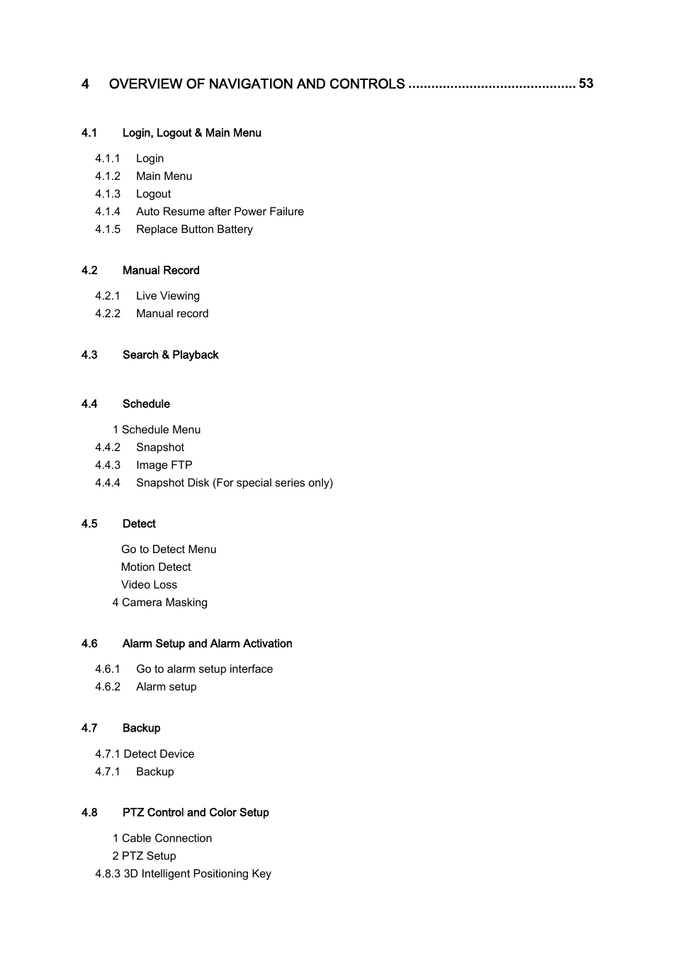 DVR systems DVRxx04HF-A Series User Manual | Page 4 / 181