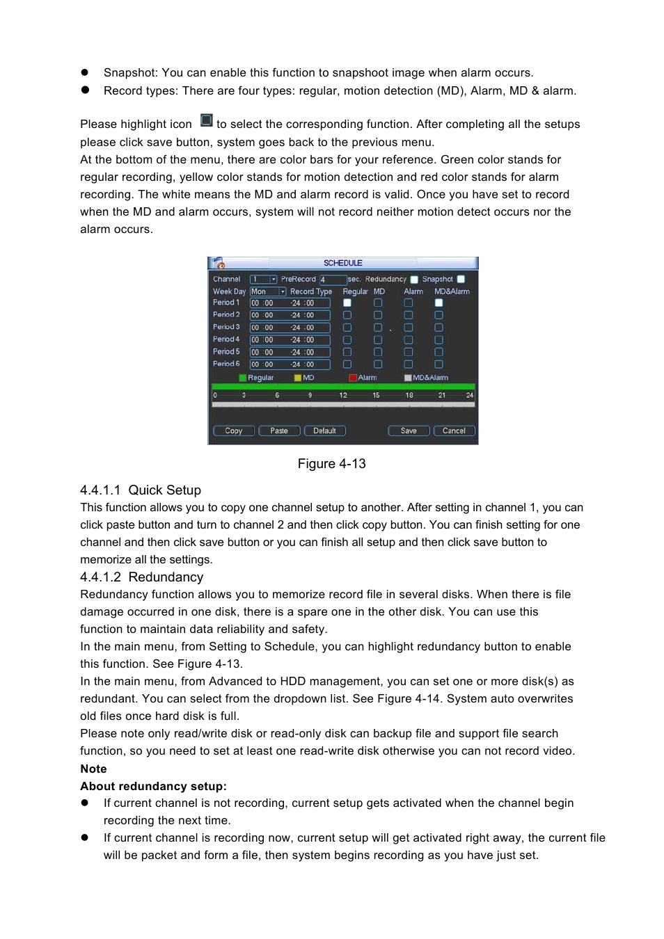 DVR systems DVRxx04HF-A Series User Manual | Page 62 / 181