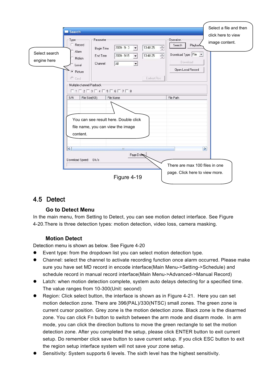 5 detect | DVR systems DVRxx04HF-A Series User Manual | Page 66 / 181