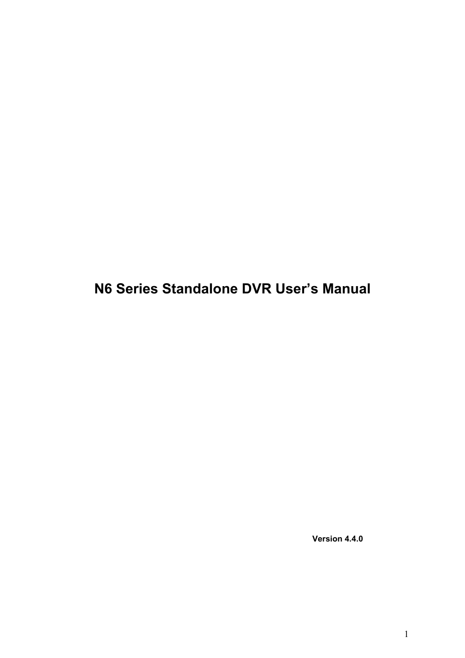 DVR systems DVRxx04HF-S Series User Manual | 194 pages