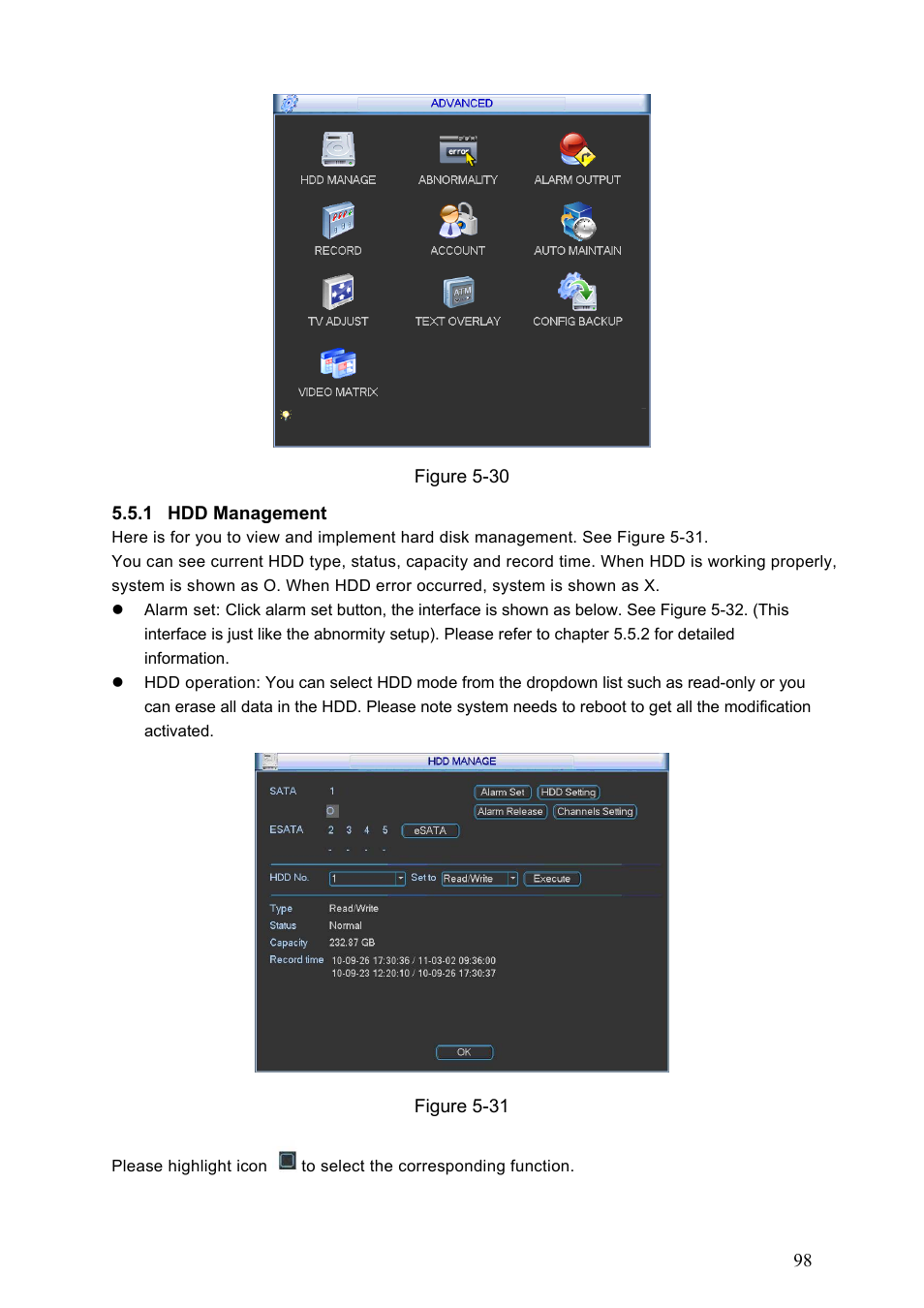 DVR systems DVRxx04HF-S Series User Manual | Page 108 / 194