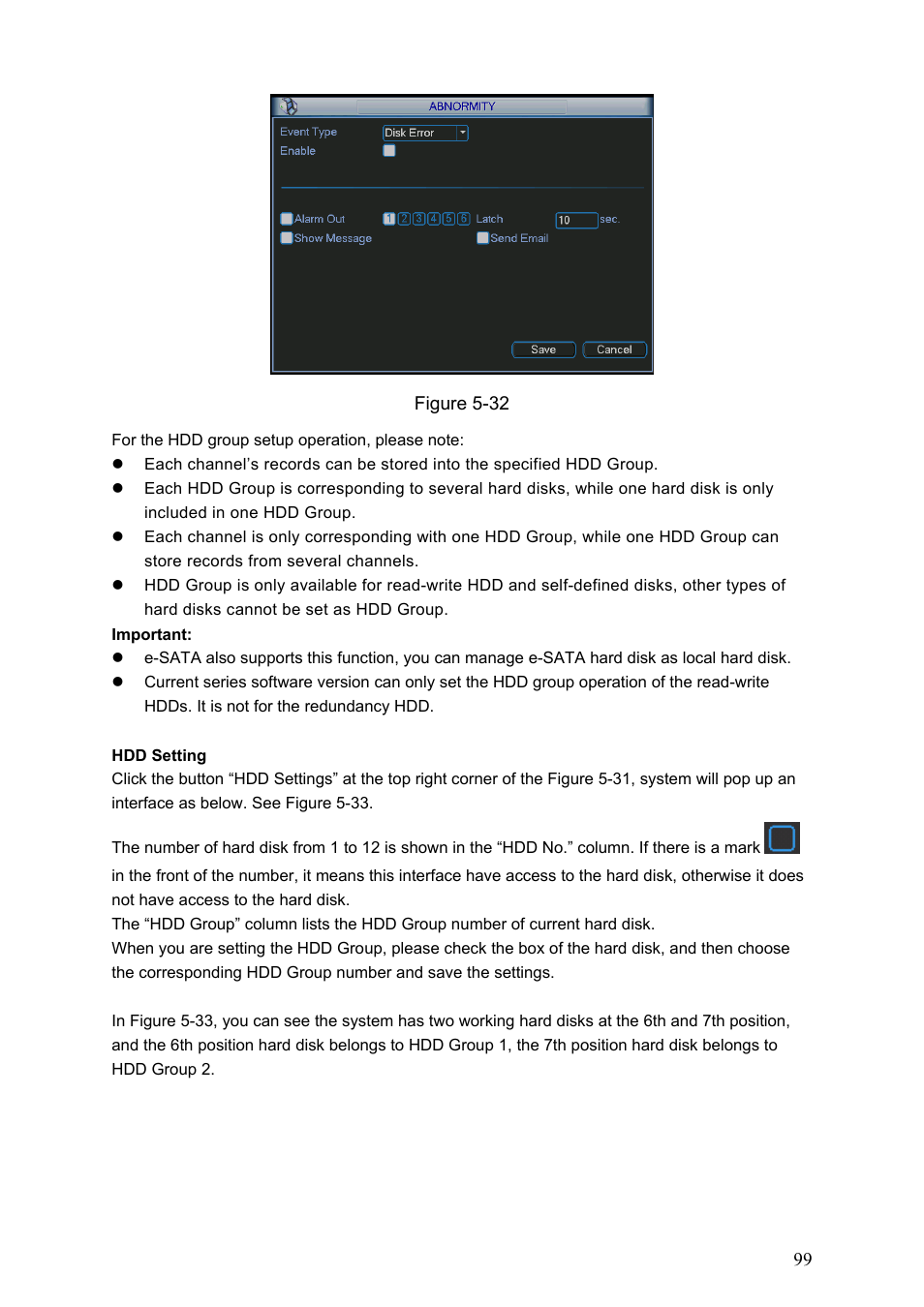 DVR systems DVRxx04HF-S Series User Manual | Page 109 / 194