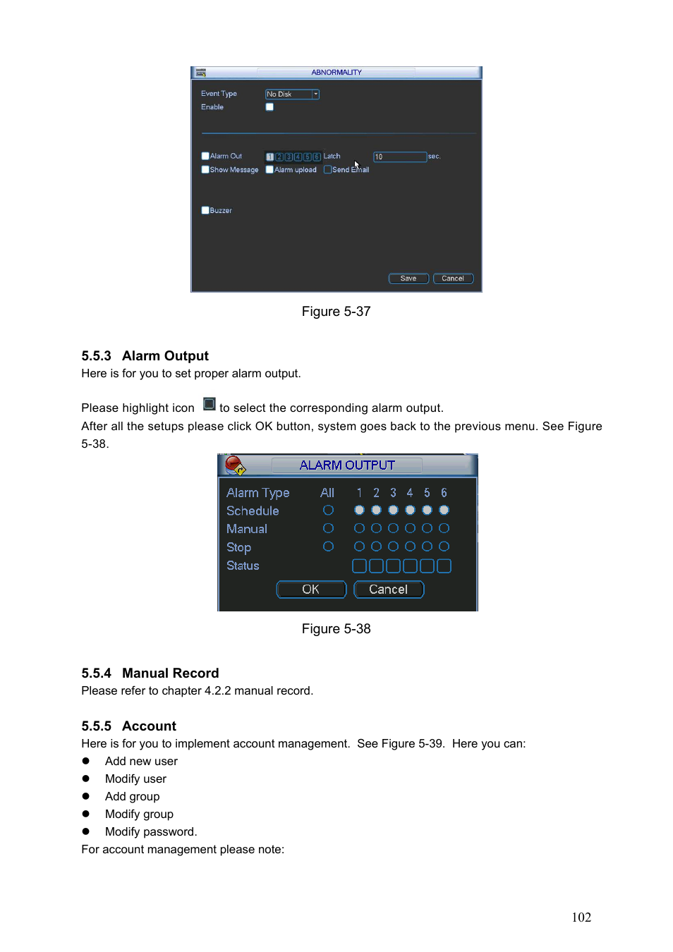 DVR systems DVRxx04HF-S Series User Manual | Page 112 / 194