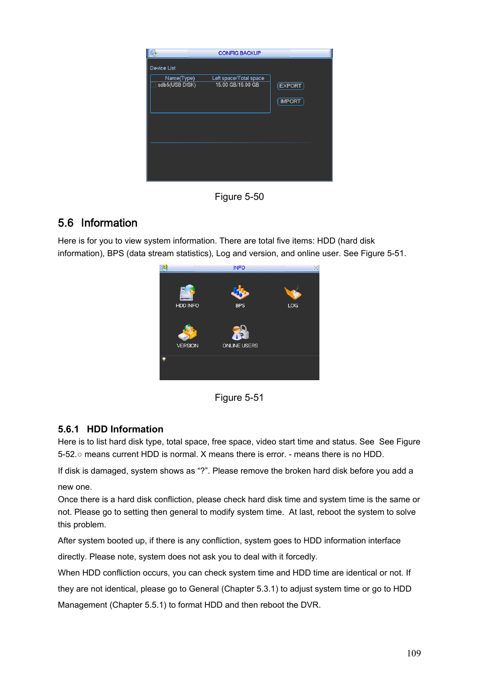 6 information | DVR systems DVRxx04HF-S Series User Manual | Page 119 / 194