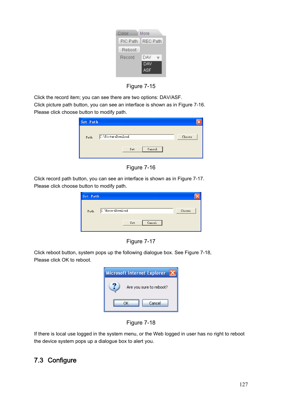 3 configure | DVR systems DVRxx04HF-S Series User Manual | Page 137 / 194
