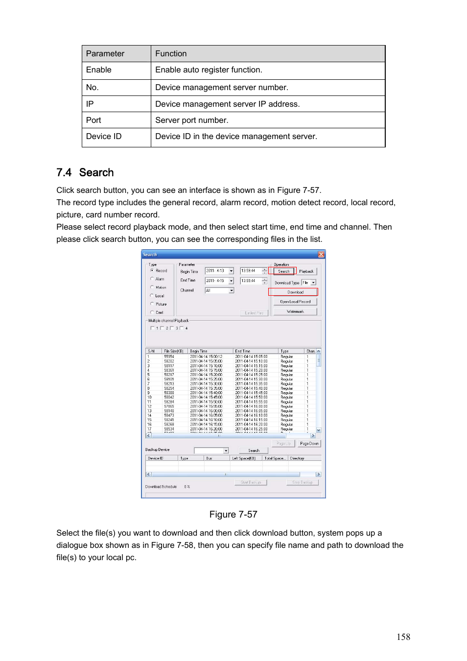 4 search | DVR systems DVRxx04HF-S Series User Manual | Page 168 / 194