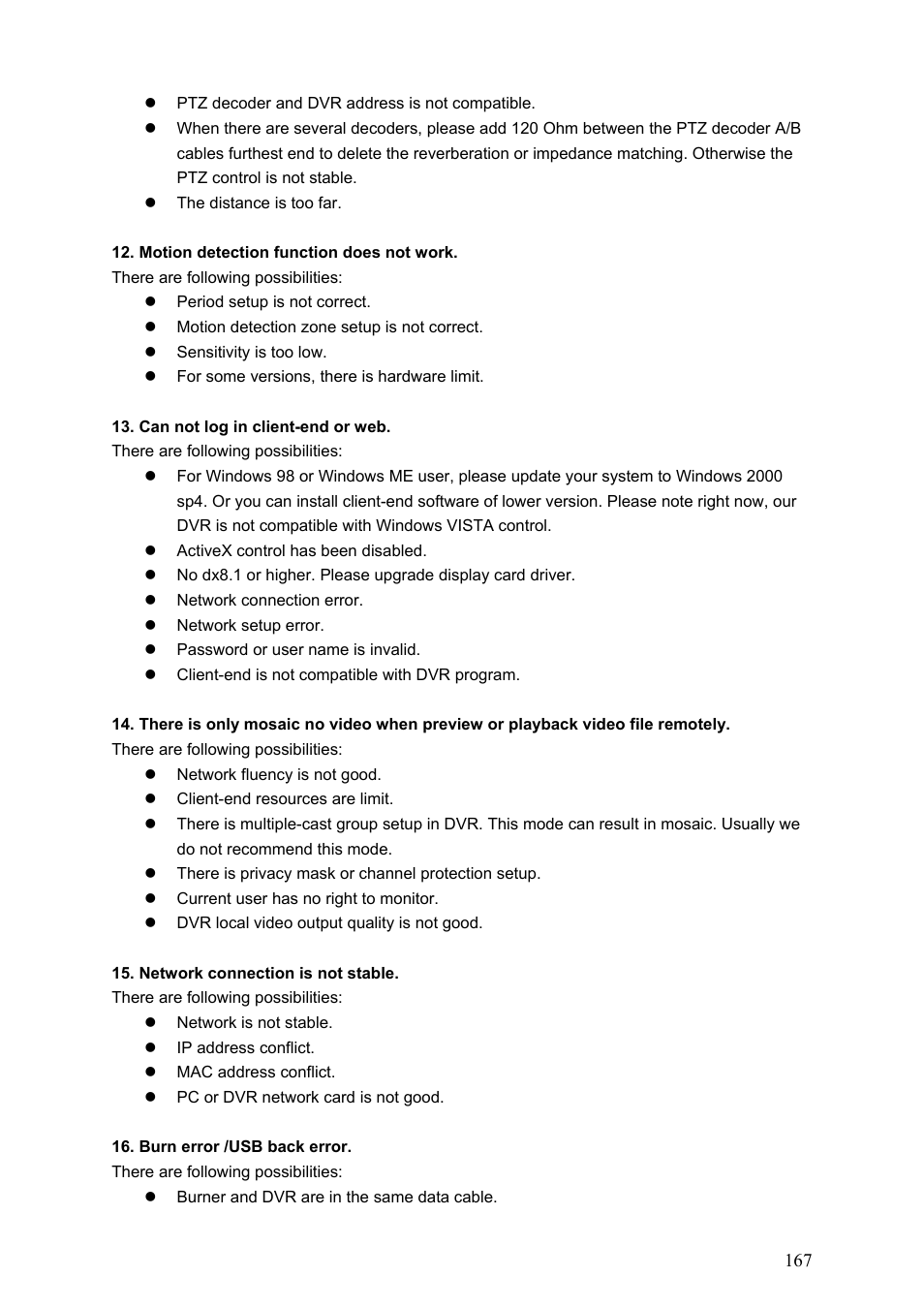 DVR systems DVRxx04HF-S Series User Manual | Page 177 / 194