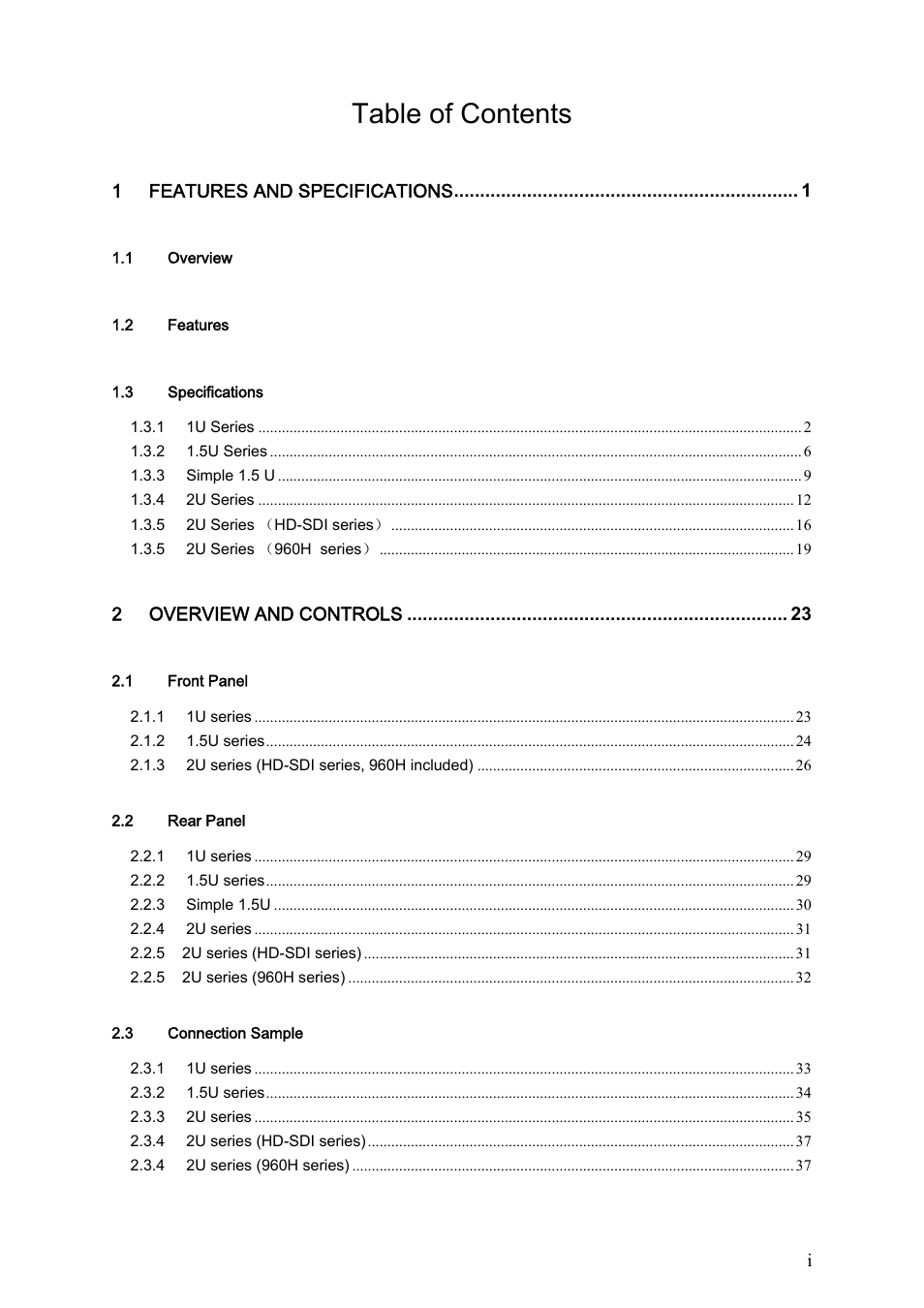 DVR systems DVRxx04HF-S Series User Manual | Page 2 / 194