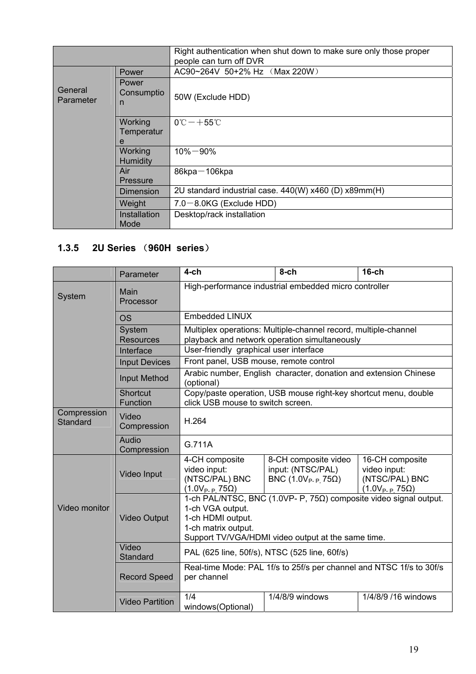 DVR systems DVRxx04HF-S Series User Manual | Page 29 / 194
