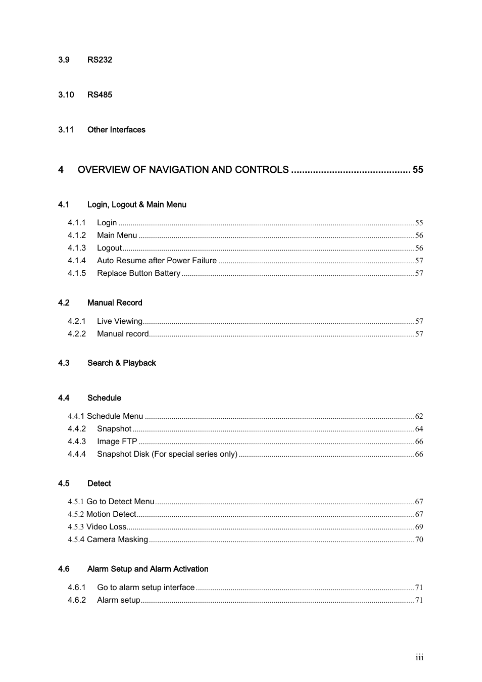 DVR systems DVRxx04HF-S Series User Manual | Page 4 / 194