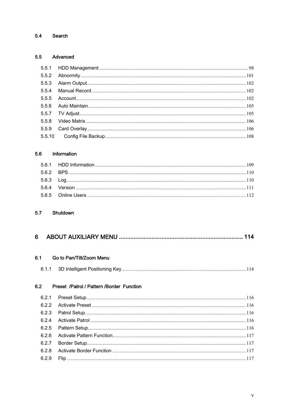 DVR systems DVRxx04HF-S Series User Manual | Page 6 / 194