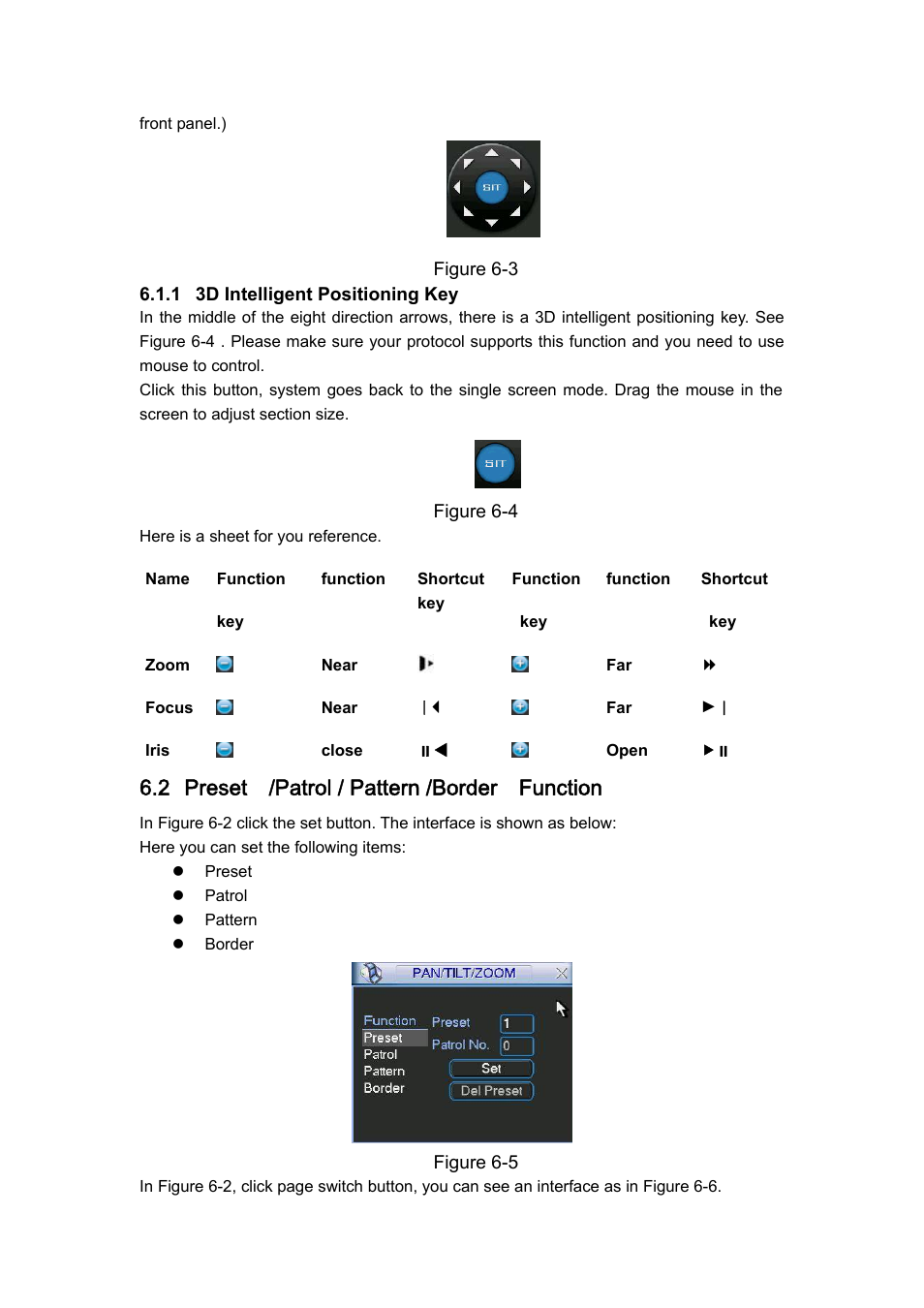 2 preset /patrol / pattern /border function | DVR systems DVRxx04HF-U Series User Manual | Page 116 / 193