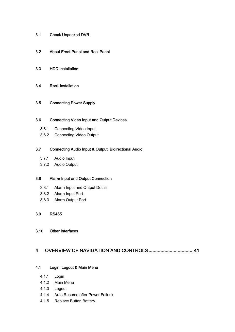 DVR systems DVRxx04HF-U Series User Manual | Page 3 / 193