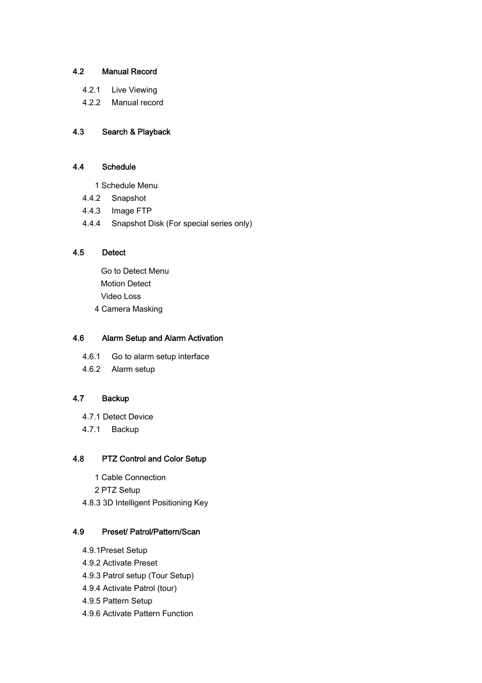 DVR systems DVRxx04HF-U Series User Manual | Page 4 / 193