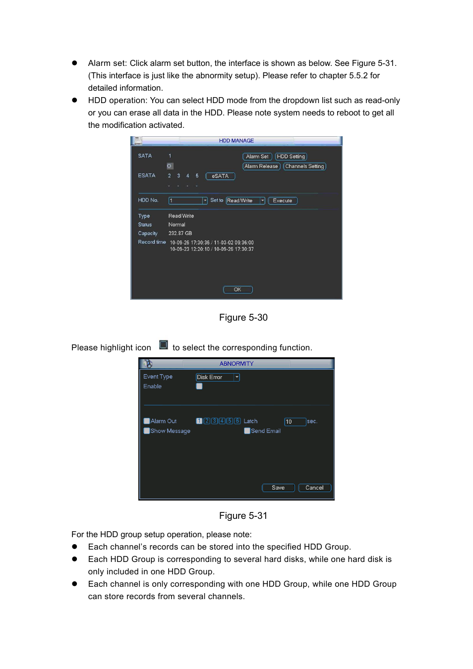 DVR systems DVRxx04HF-U Series User Manual | Page 98 / 193