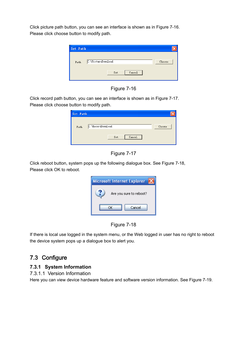 3 configure | DVR systems DVRxx04LE-A Series User Manual | Page 100 / 156