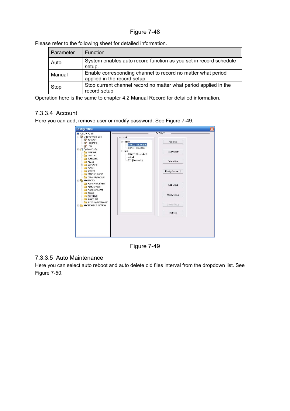 DVR systems DVRxx04LE-A Series User Manual | Page 124 / 156