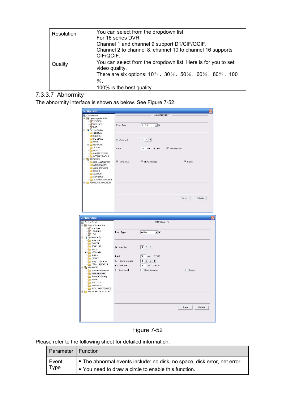 DVR systems DVRxx04LE-A Series User Manual | Page 126 / 156