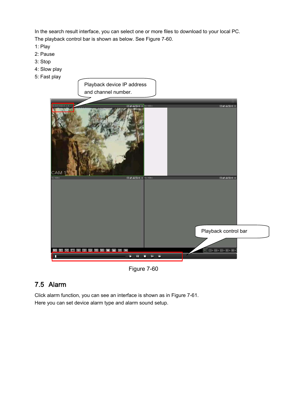 5 alarm | DVR systems DVRxx04LE-A Series User Manual | Page 132 / 156