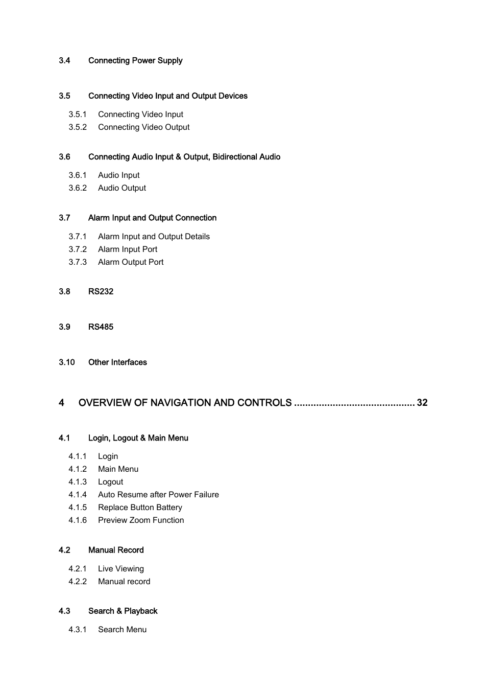 DVR systems DVRxx04LE-A Series User Manual | Page 3 / 156