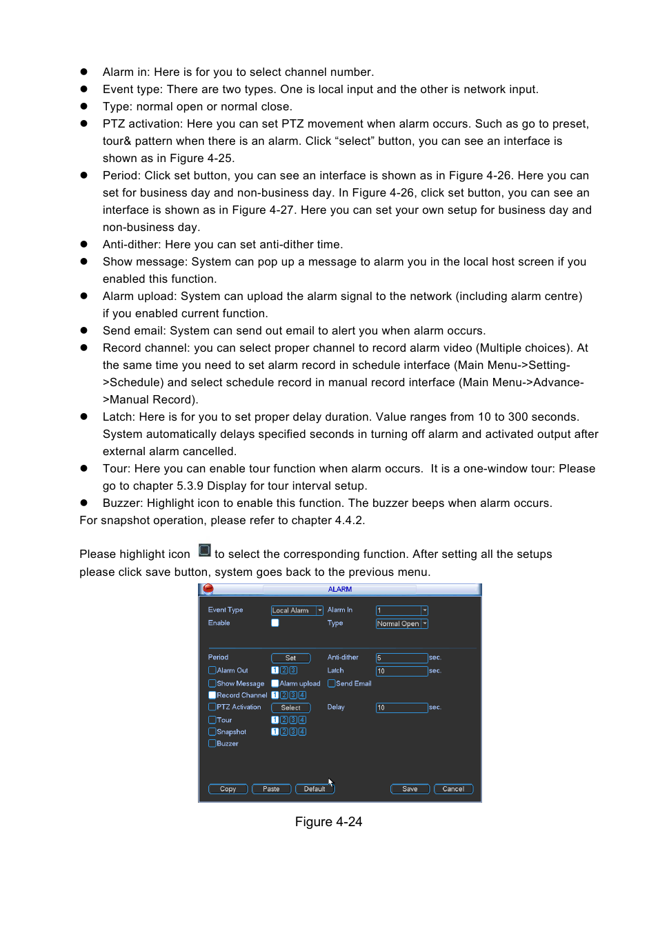 DVR systems DVRxx04LE-A Series User Manual | Page 46 / 156