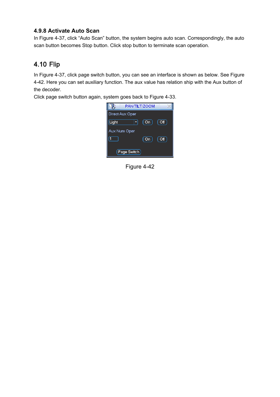 10 flip | DVR systems DVRxx04LE-A Series User Manual | Page 54 / 156