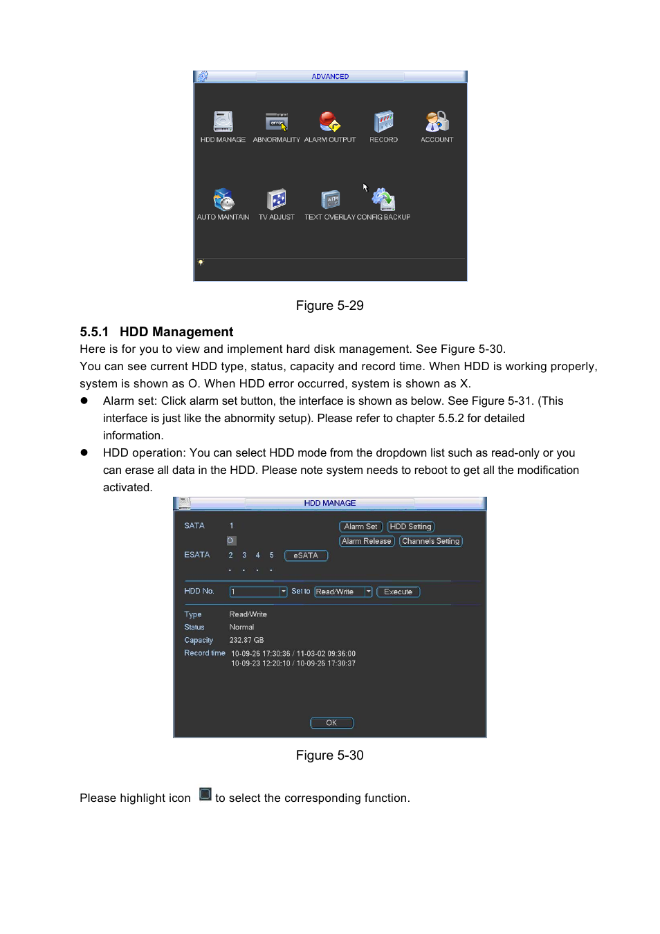 DVR systems DVRxx04LE-A Series User Manual | Page 73 / 156