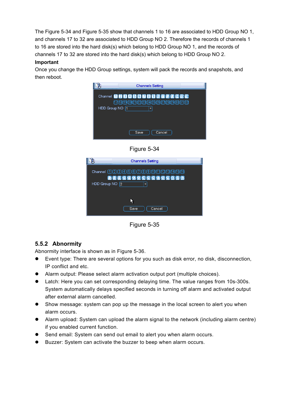 DVR systems DVRxx04LE-A Series User Manual | Page 76 / 156