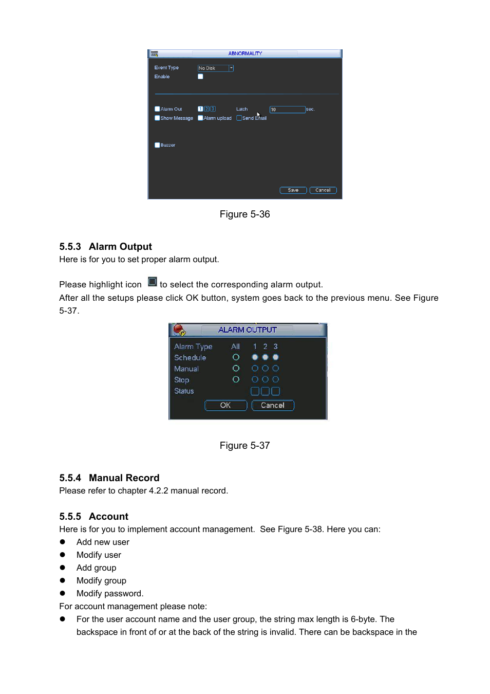 DVR systems DVRxx04LE-A Series User Manual | Page 77 / 156