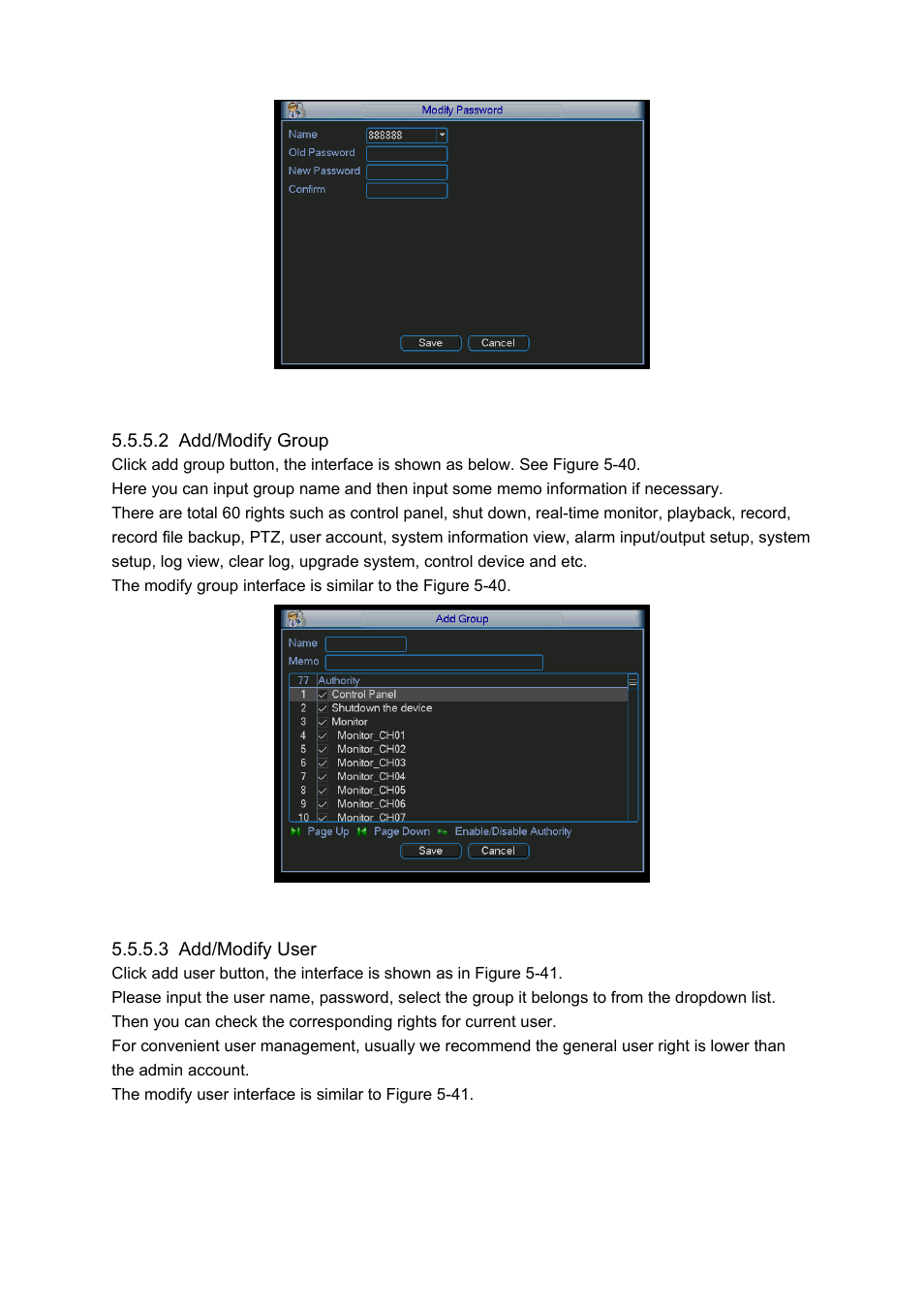 DVR systems DVRxx04LE-A Series User Manual | Page 79 / 156