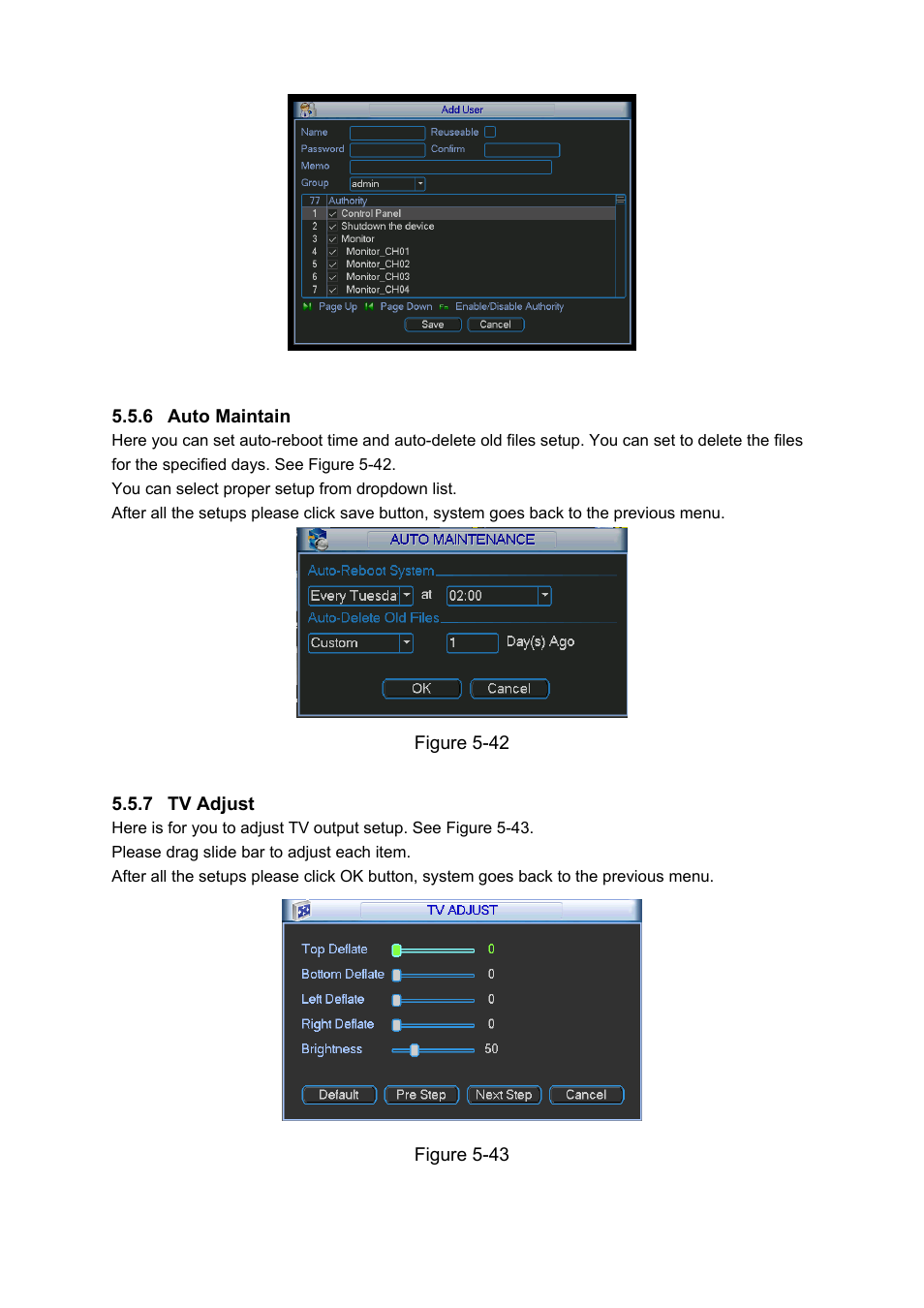 DVR systems DVRxx04LE-A Series User Manual | Page 80 / 156