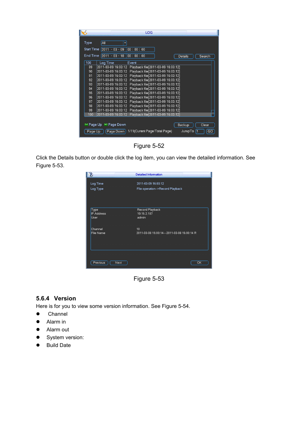 DVR systems DVRxx04LE-A Series User Manual | Page 85 / 156