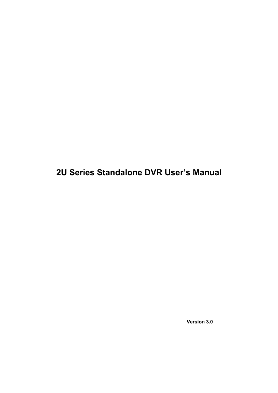 DVR systems DVRxx04LE-S(U) Series User Manual | 174 pages