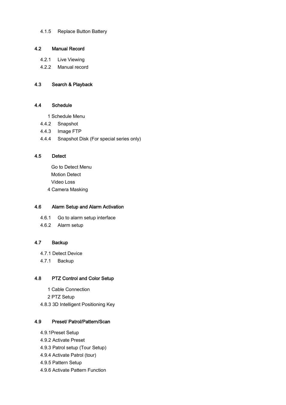 DVR systems DVRxx04LE-S(U) Series User Manual | Page 4 / 174