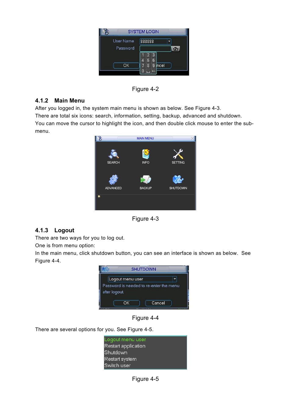 DVR systems DVRxx04LE-S(U) Series User Manual | Page 46 / 174