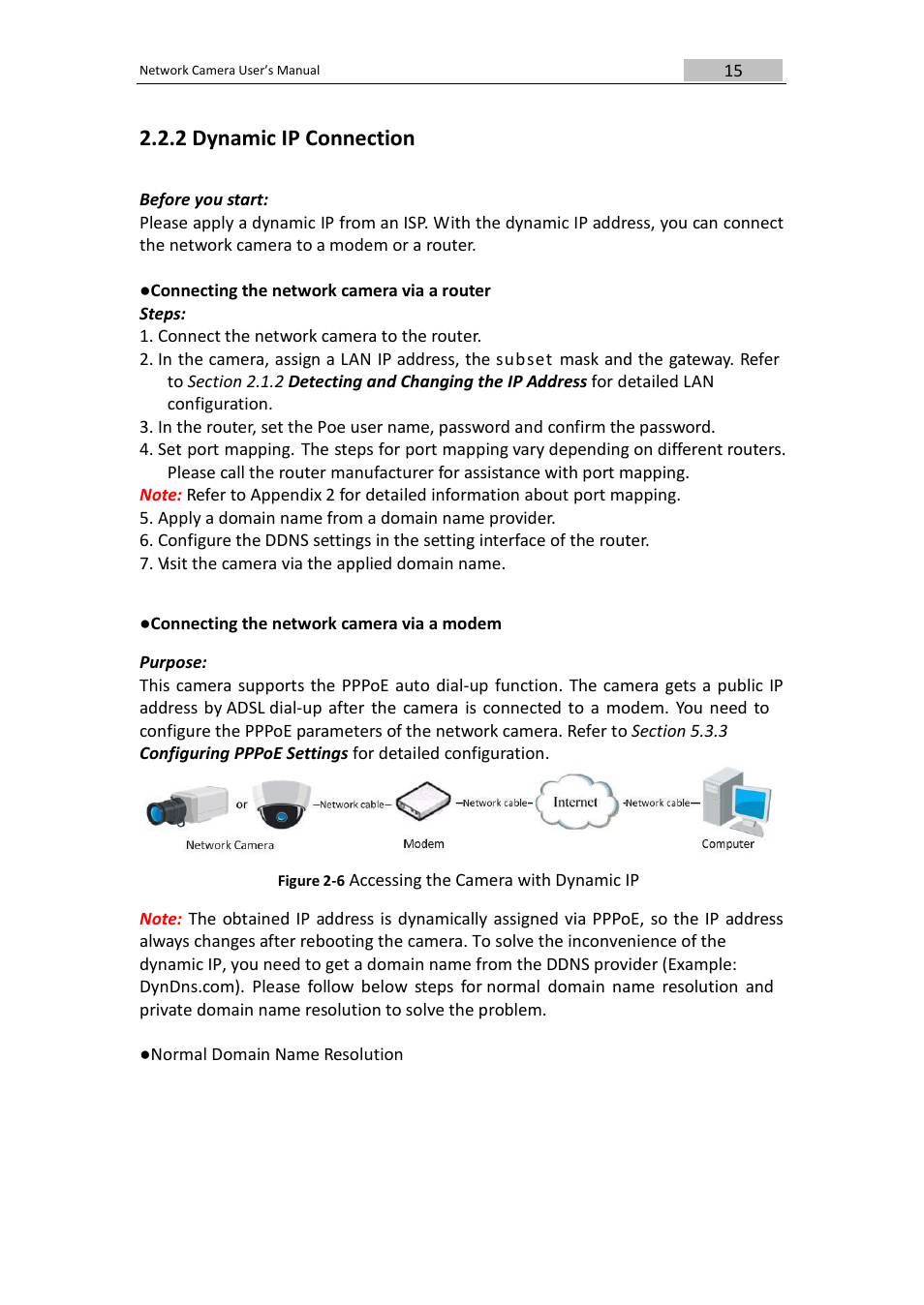 2 dynamic ip connection | DVR systems IPC User Manual | Page 16 / 93