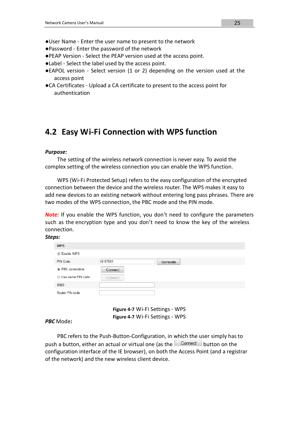 2 easy wi-fi connection with wps function | DVR systems IPC User Manual | Page 26 / 93