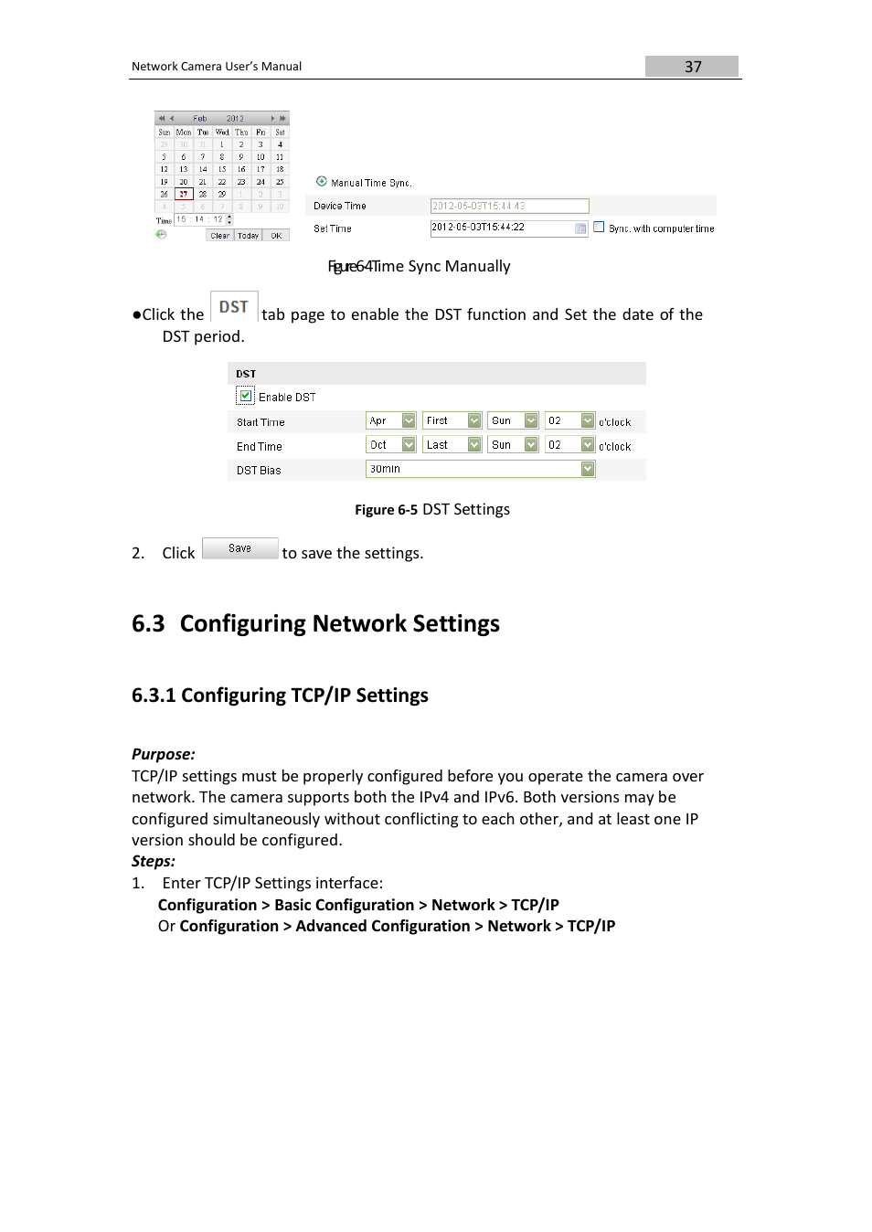 3 configuring network settings, 1 configuring tcp/ip settings | DVR systems IPC User Manual | Page 38 / 93