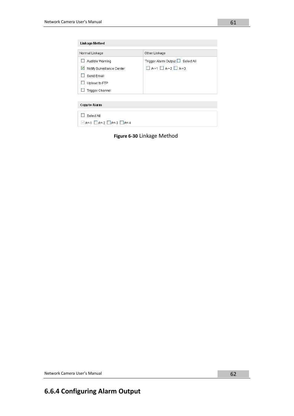 4 configuring alarm output | DVR systems IPC User Manual | Page 62 / 93