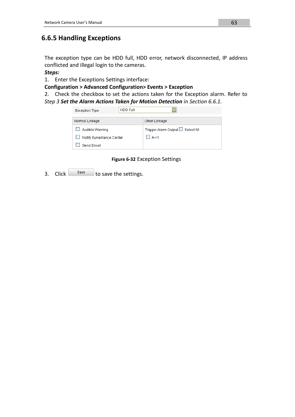 5 handling exceptions | DVR systems IPC User Manual | Page 64 / 93