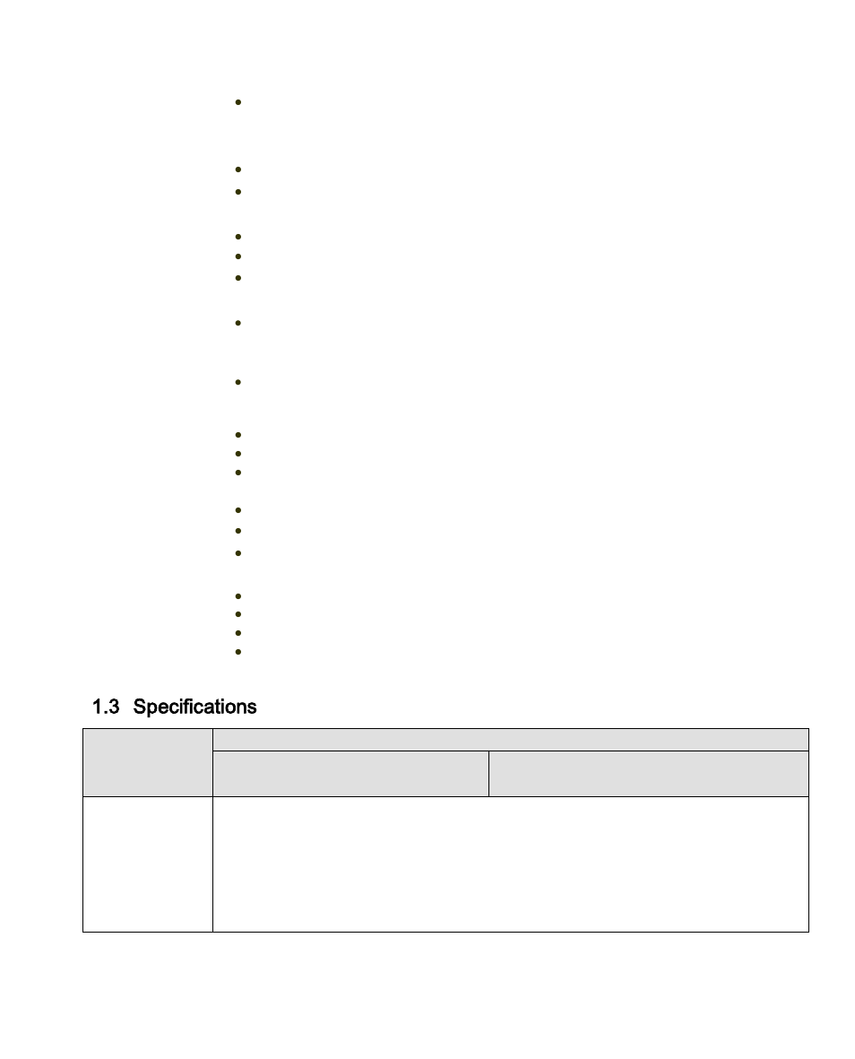Specifications, 3 specifications | DVR systems NVR38xx Series User Manual | Page 11 / 138